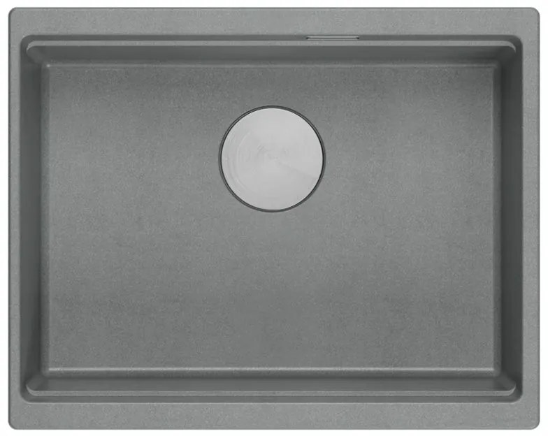gránit mosogató Logan 100 Grey Metallic