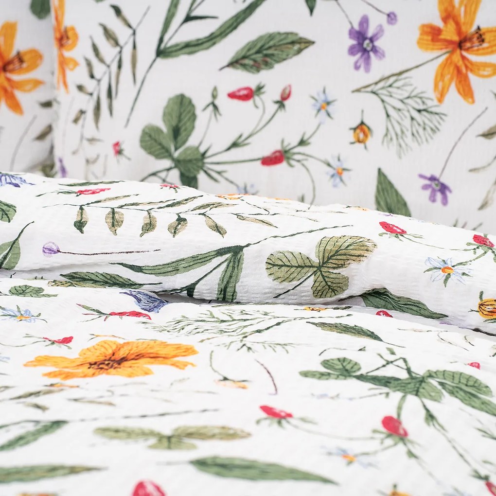 4Homet Wildflower Bliss krepp ágyneműhuza, 140 x 200 cm, 70 x 90 cm, 140 x 200 cm, 70 x 90 cm