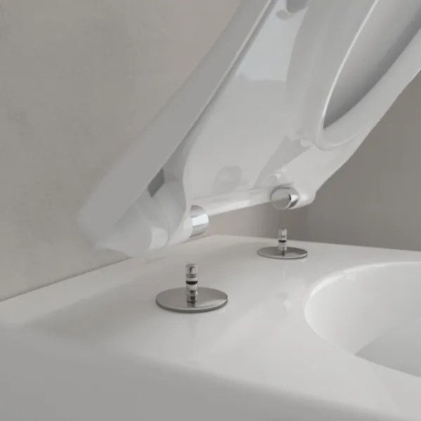 Villeroy & Boch 5614R2R1 - SUBWAY falra szerelhető WC, kerámia, SoftClose WC-ülőkével, fehér