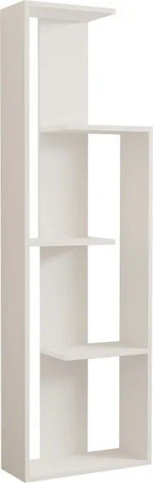 Wand könyvespolc, fehér, 50 cm