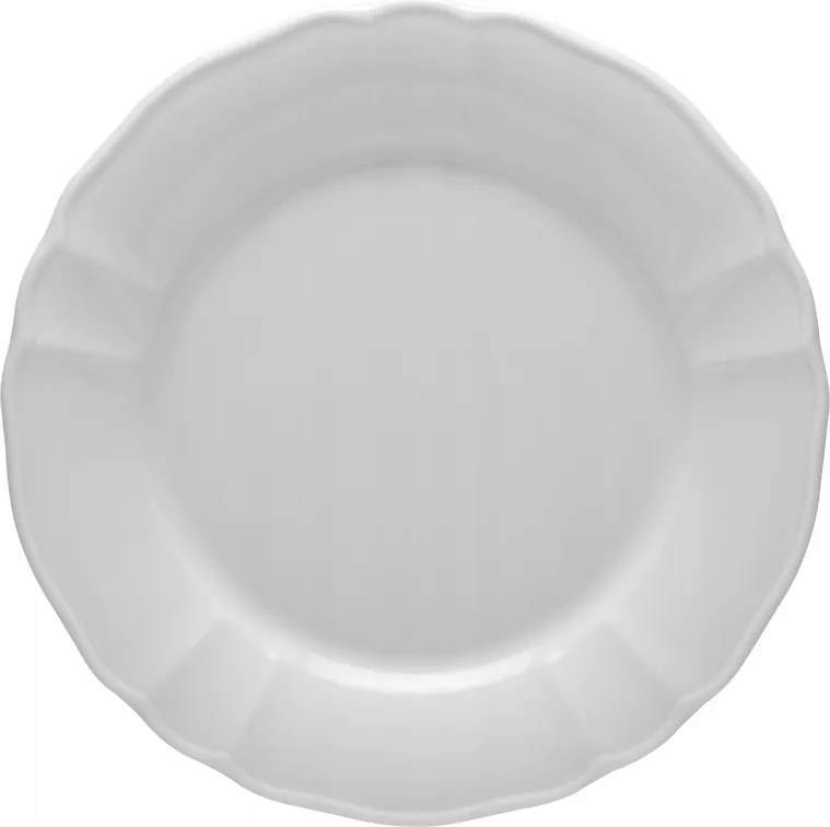 Lubiana Maria Desszertes Tányér Lapos 1 db. Porcelán Fehér 19 cm