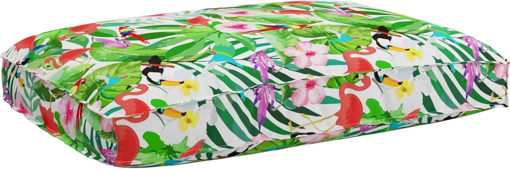 vidaXL Párna Virágos Sokszínű 120 x 80 x 12 cm Oxford Szövet