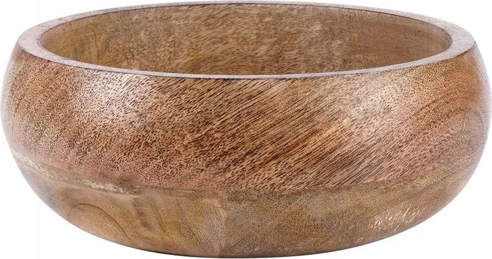 Fából készült tál gyümölcskosár zöldségek saláták snackek ételek 0,9L