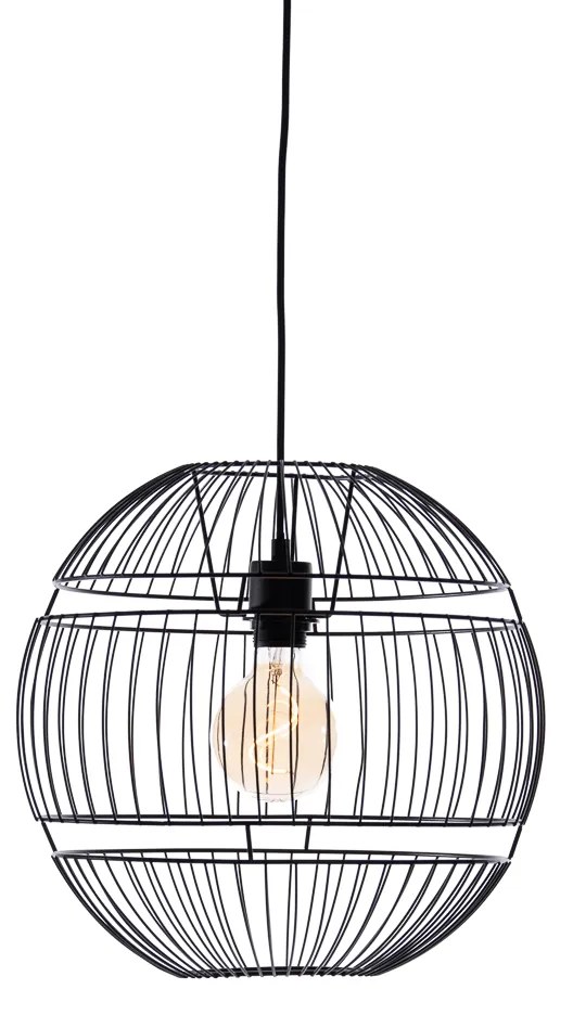 Modern lógólámpa fekete 38 cm - Sphaera