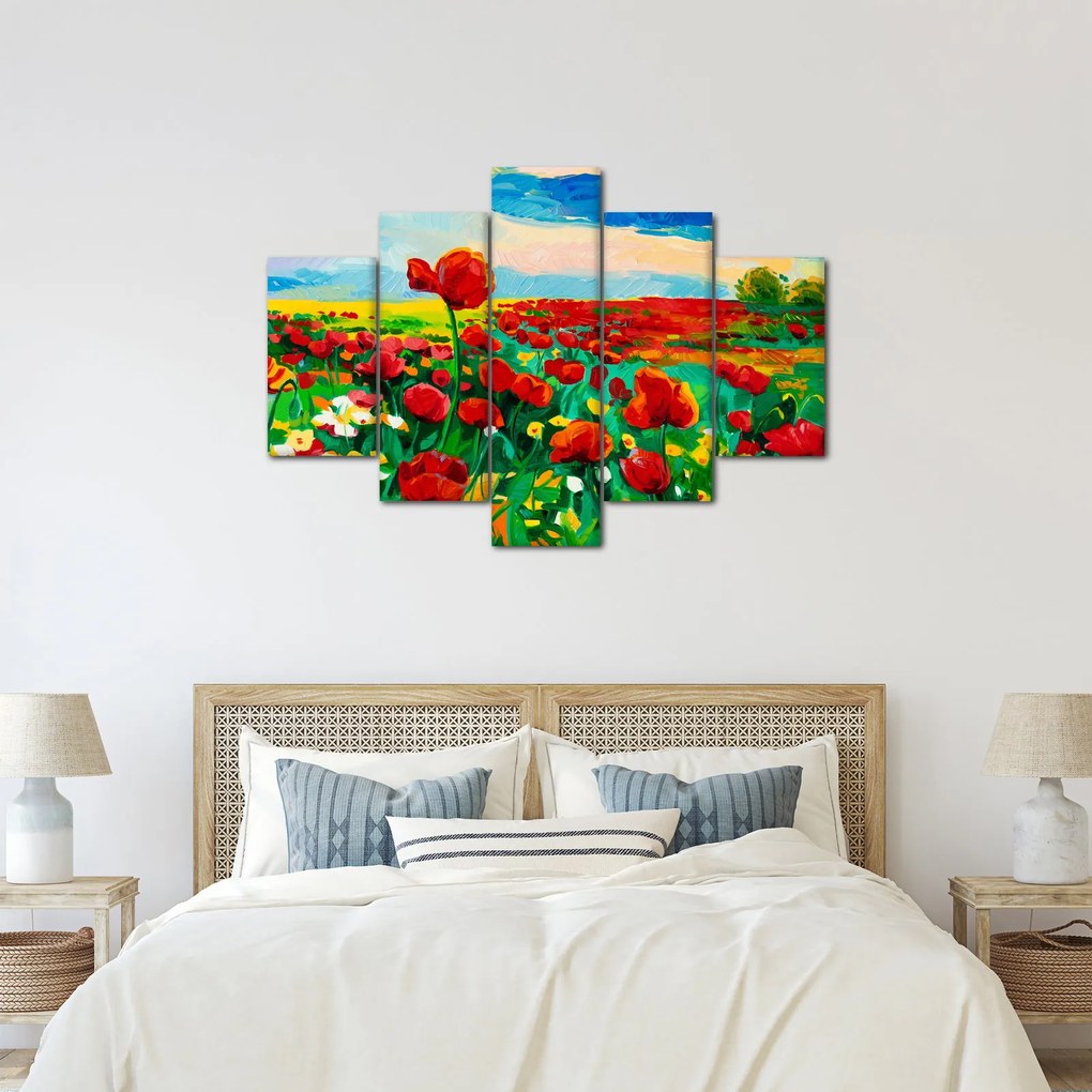 Kép egy mező mákkal (150x105 cm)