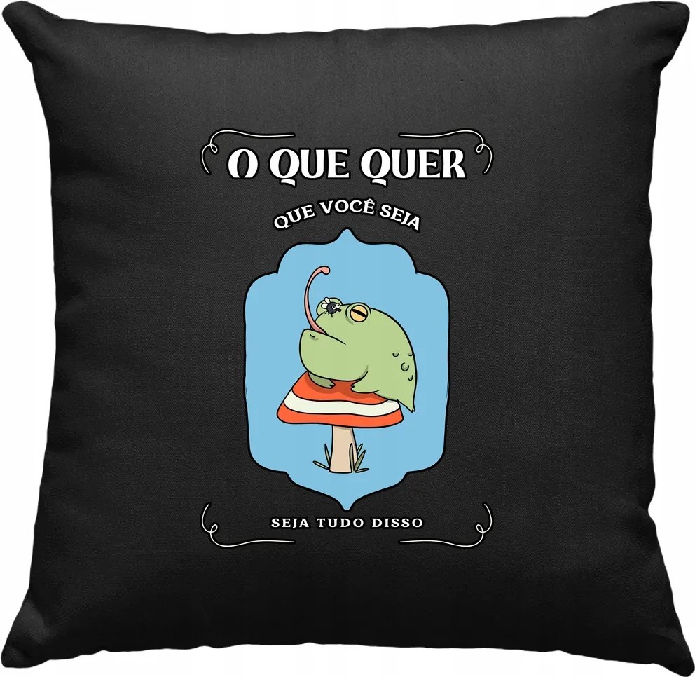 Béka párna Béka kedves 3 fekete