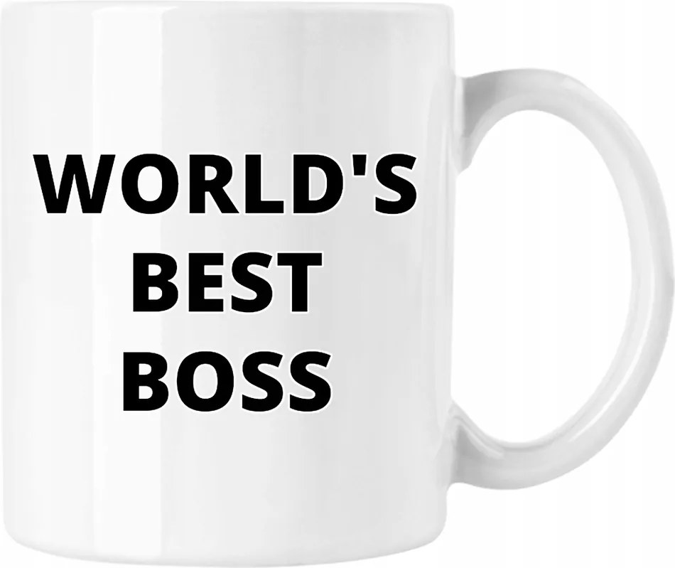 Worlds Best Boss Bs bögre fehér 330ml