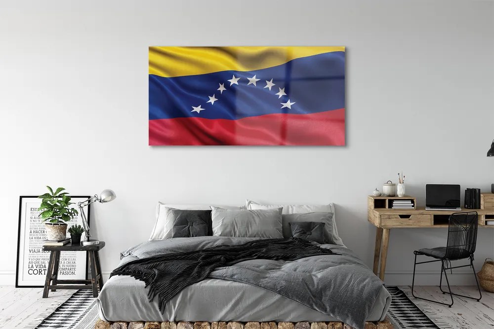 Üvegképek zászló Venezuela 100x50 cm