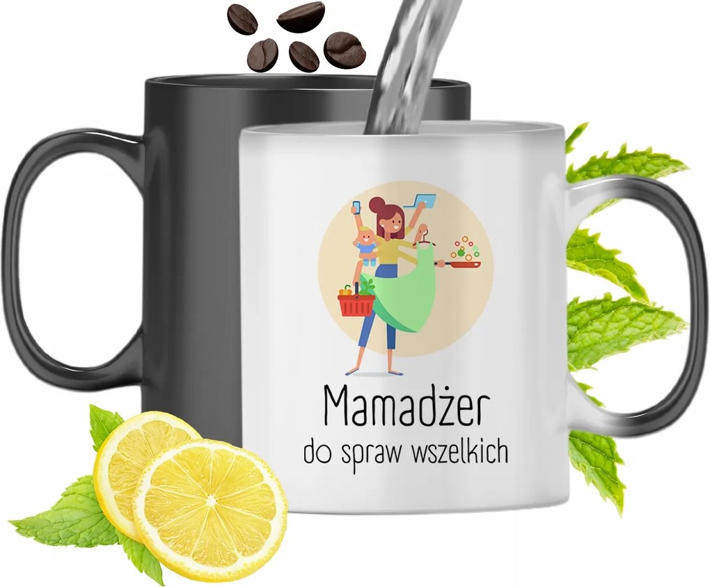 Mágikus Bögre Anyukáknak Színváltós, fényképes nyomattal