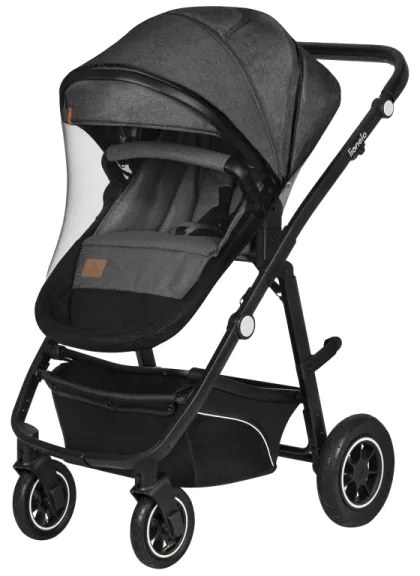 Lionelo - BIANKA 3 az 1-ben kombinált babakocsi Grey Stone