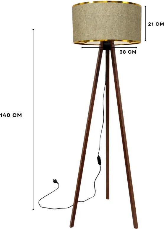Állólámpa, 140 cm – AYD-2957