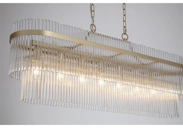 Searchlight 11400-8GO - Láncos csillár LARA 8xE27/60W/230V