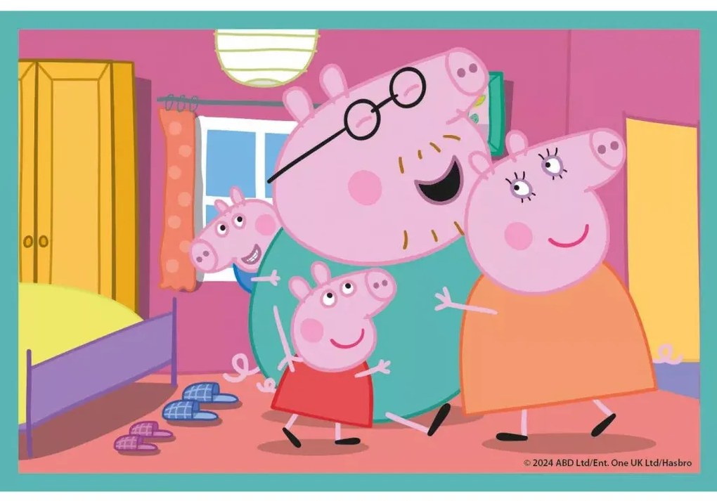 Peppa malac Duck Pond mesekocka 6 db-os Clementoni