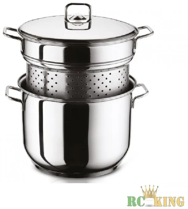 Perfect Home Arian Rozsdamentes tésztafőző és pároló szett 22 cm 92098