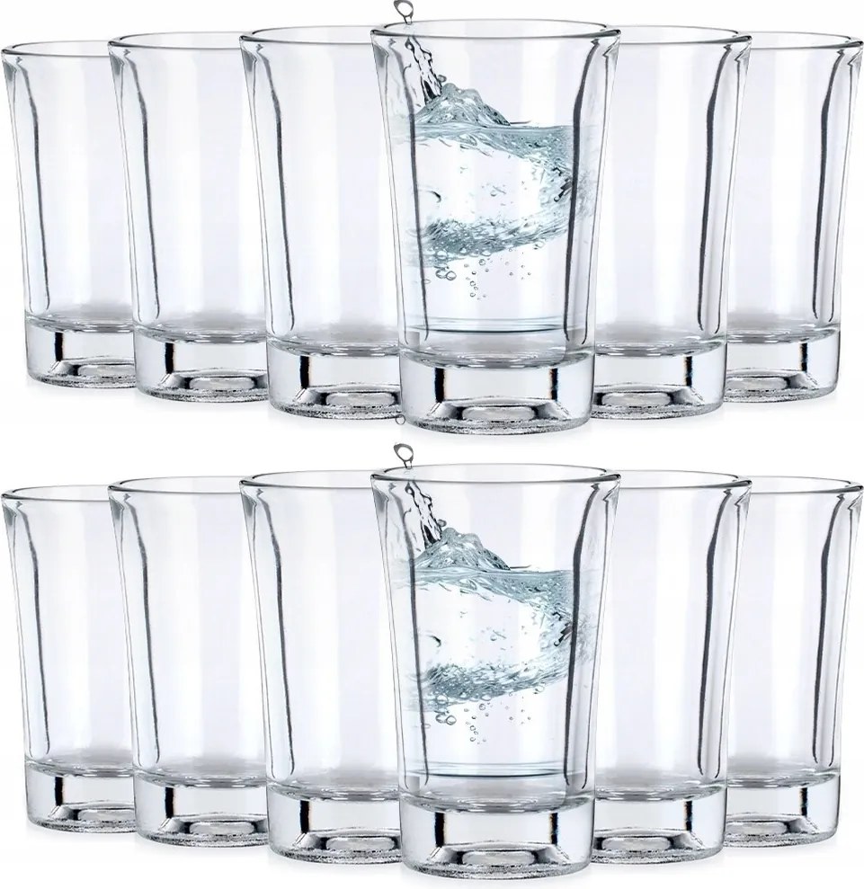 12 db-os Vodka pohár szett 40 ml-es pohár szett
