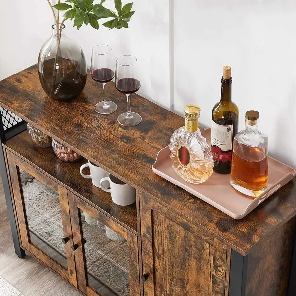 FIRA komód barna/fekete