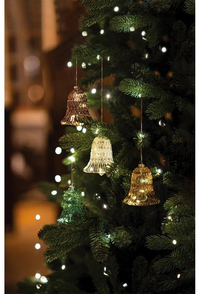 Zöld fénydekoráció ø 9 cm Luna – Sirius