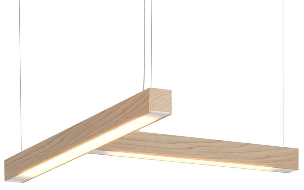Függeszték LED40 T alakú, többféle változatban - TUNTO Modell: természetes tölgy