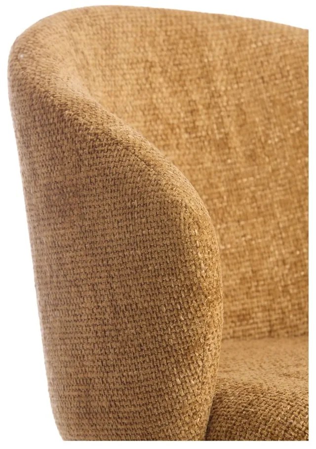 Okkersárga fém étkezőfotel szett 2 db-os Radaja – Light & Living