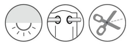 Barna függöny 140x245 cm Struktura Uni – Sehlbach