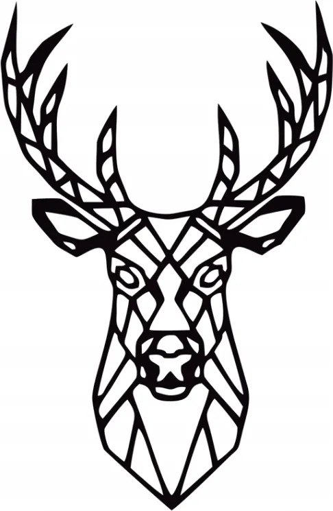 Áttört Szarvas Kép Konyhába Nappaliba Szoba Fali Dekoráció 3D Panel