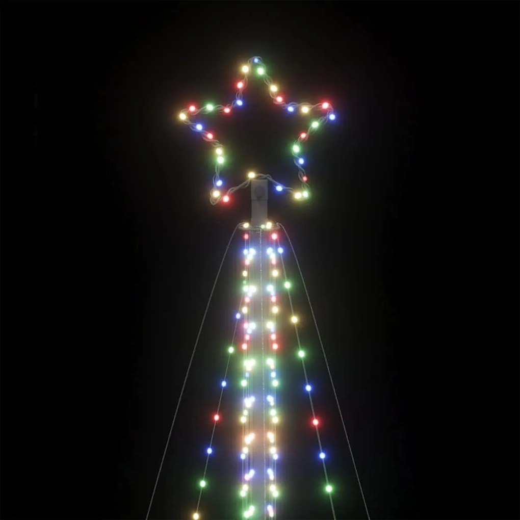 színes LED karácsonyfa 789 LED 476 cm