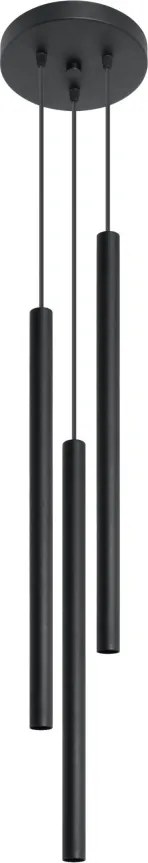 SOLLUX SL-0471 PASTELO Többágú Függesztett Lámpa Fekete G9 IP20