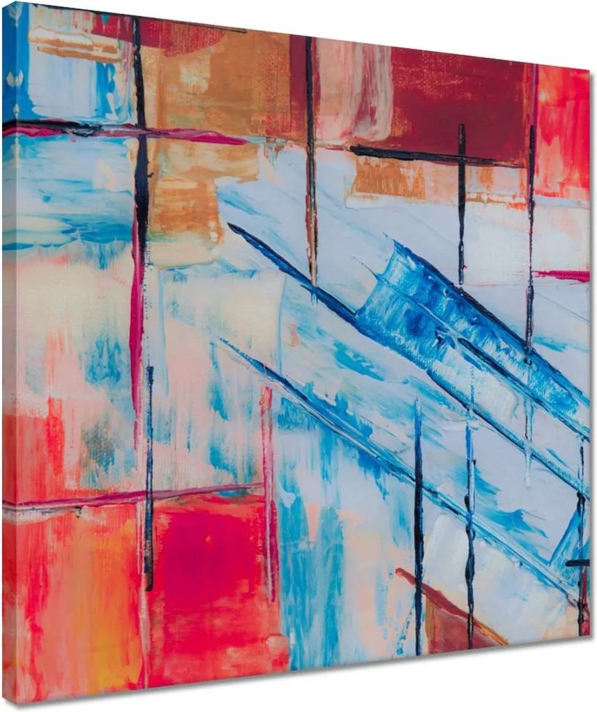 Festmények 40x40 Absztrakt Franklin