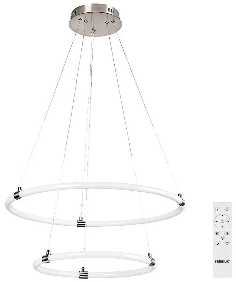 Rabalux 72009 - IRELIA LED 55W 230V állítható függeszték távirányítóval