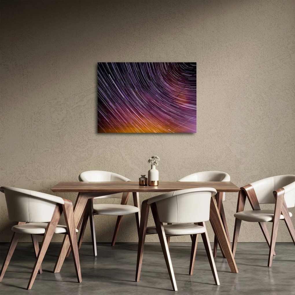 Homályos csillagok képe az égen (70x50 cm)