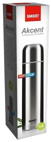 Banquet Accent rozsdamentes acél termosz, 1 l, 1 l
