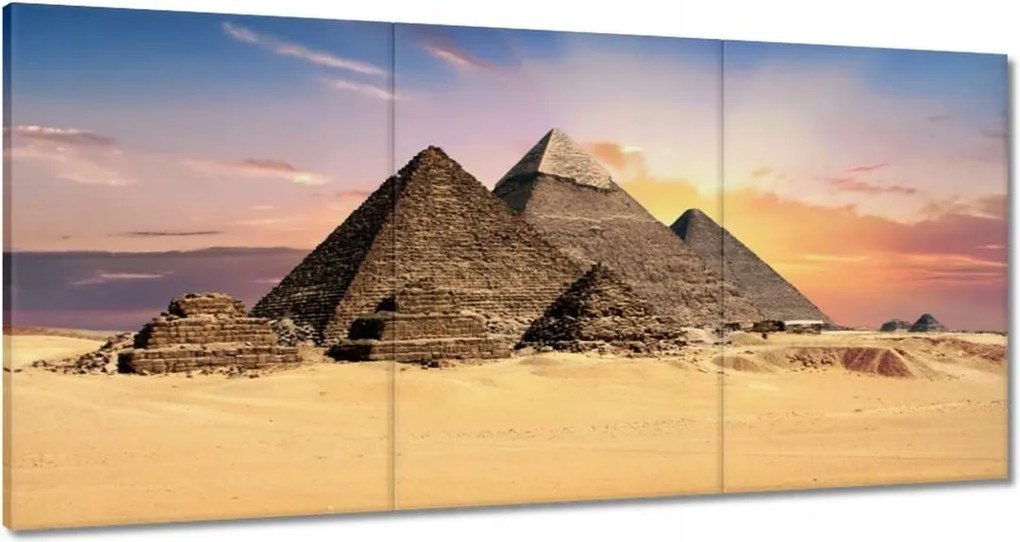 Vászonkép 60x30 Piramisok Egyiptom Tájkép