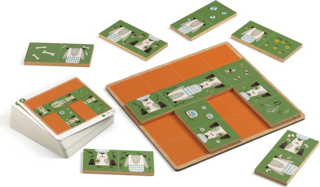 Logikai játék - Kutyagoló - Dogmino