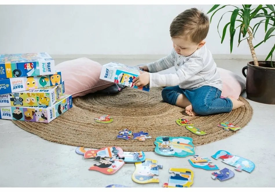 Trefl Baby Farm puzzle, 6az1-ben (2-6 darab)
