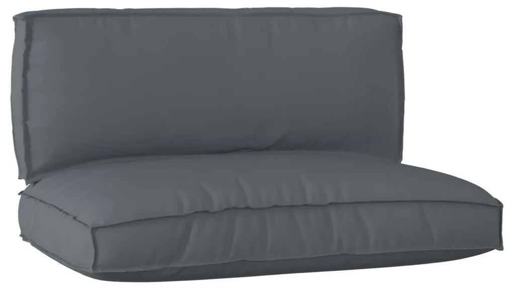 Raklap párna készlet 2 pcs Antracit 120 x 80 x 12 cm