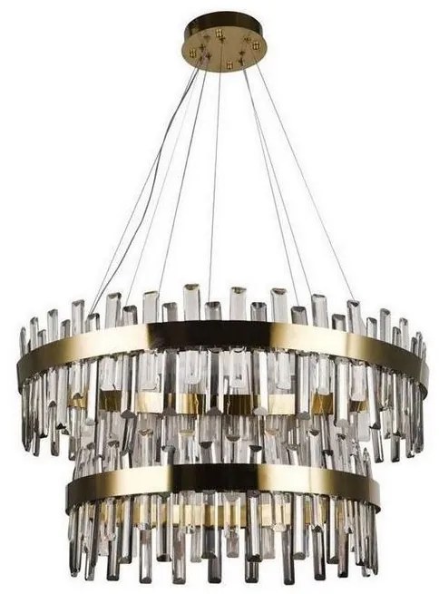 LED állítható fényerőjű kristály csillár kábellel LED/190W/230V + DO