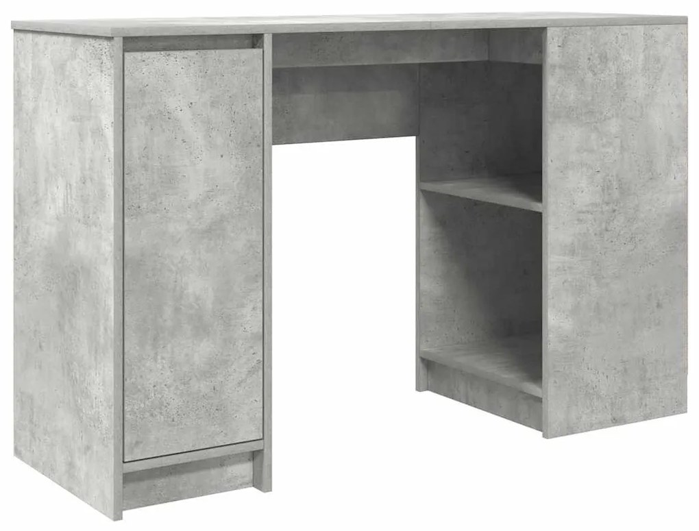 betonszürke forgácslap íróasztal 120x42x76 cm