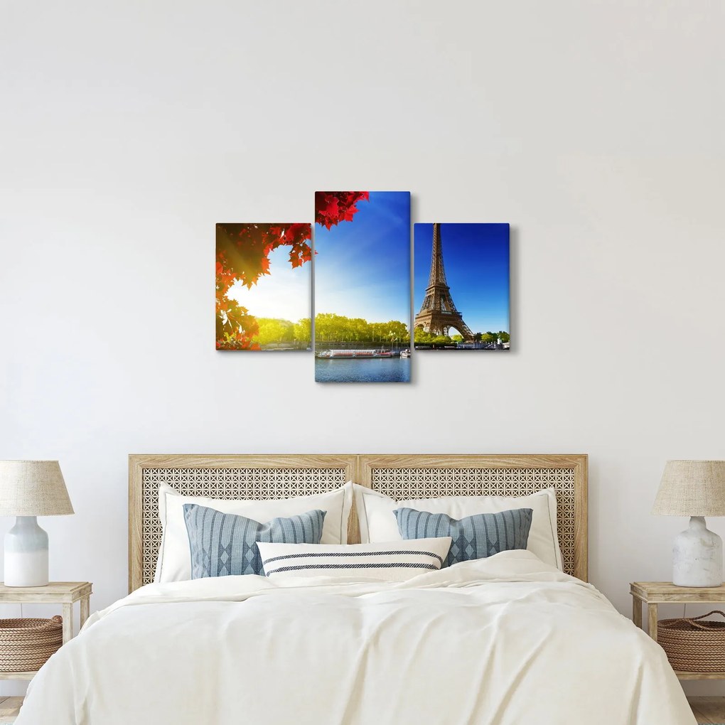 Kép - ősz Párizsban (90x60 cm)