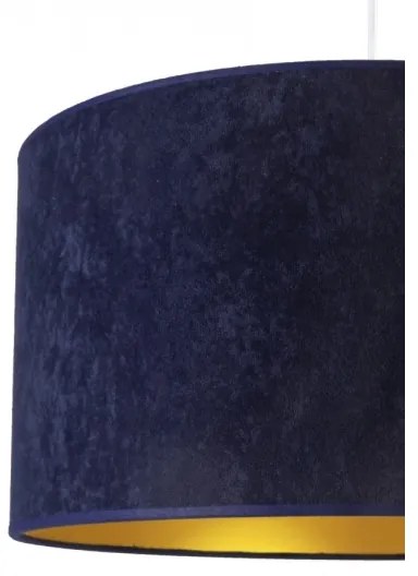 Duolla - Csillár zsinóron ROLLER 1xE27/40W/230V átm. 40 cm kék