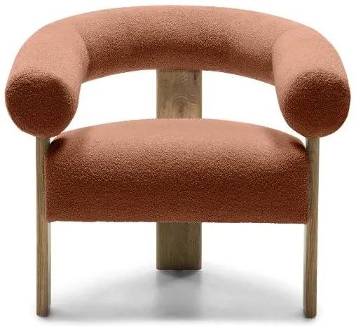 Barna design fotel KOKEI, tölgy