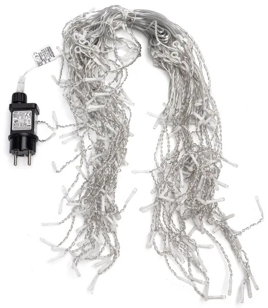 Aigostar - LED kültéri karácsonyi fényfüzér 200xLED/3,6W/230V/8 üzemmód 10x0,4m IP44 hideg fehér