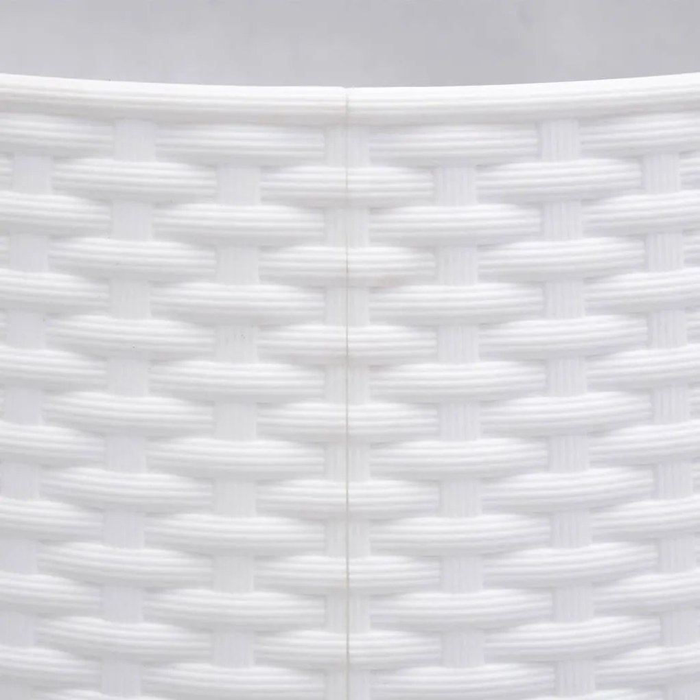 fehér műanyag karácsonyfatalp-takaró Ø56x23 cm