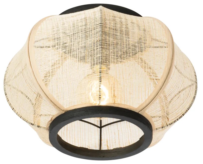 Keleti stílusú mennyezeti lámpa barna - Rob