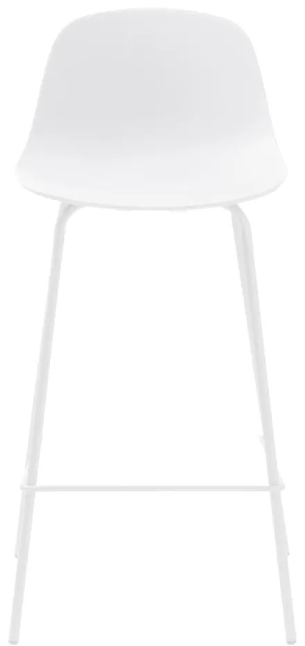 Fehér műanyag bárszék (ülésmagasság 67,5 cm) Whitby – Unique Furniture
