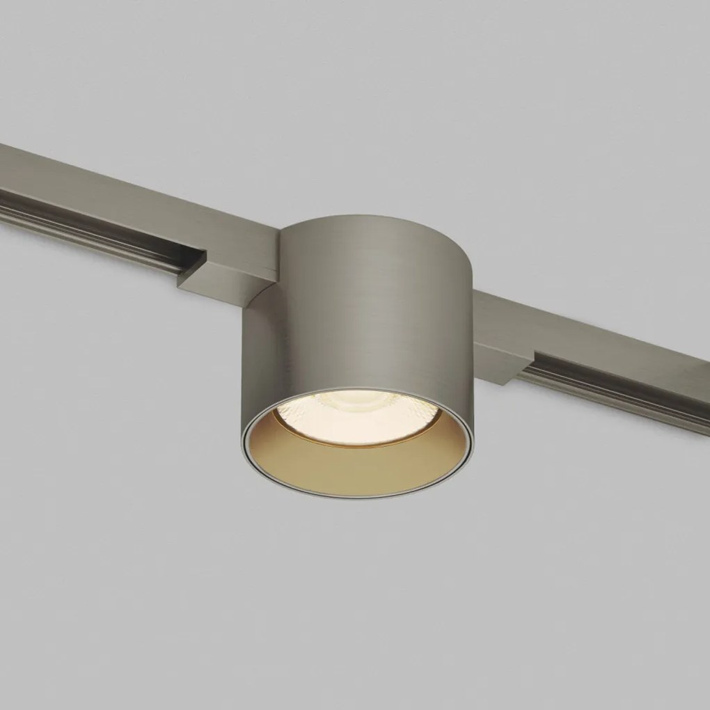 DK/EU-5743-DN Shine Track light, SPOT 3000 series, D70*H60, LED, 48V DC, 8W, RA≥90, 3000K, IP20, dark nickel color, aluminum — DK/EU-5743-DN