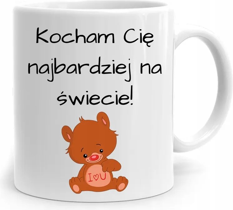 Bögre Ajándék Fiúnapra Szeretlek nyomott mintával