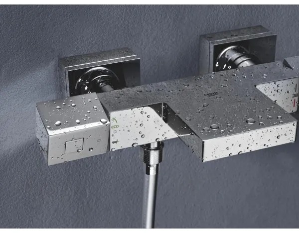 GROHE 34497000 - GROHTHERM CUBE DN 15 termosztátos kádcsaptelep, fényes króm