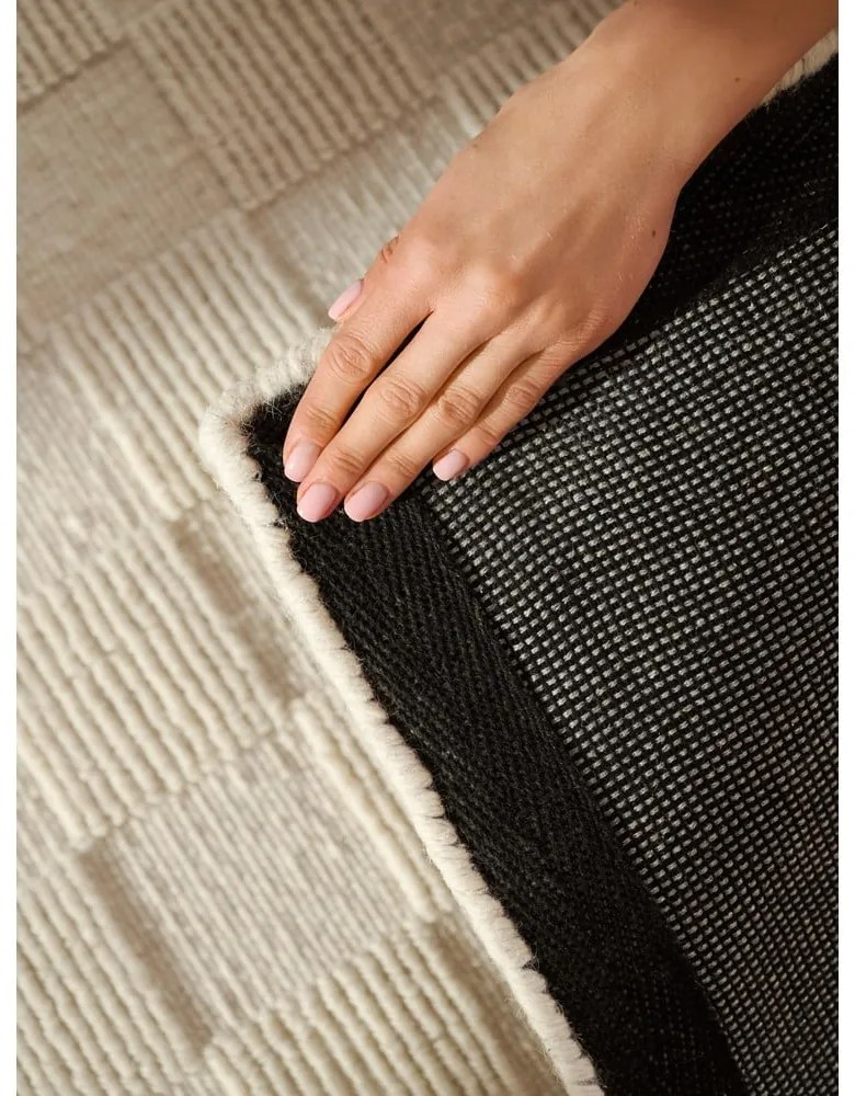 Krémszínű kézi szövésű gyapjú szőnyeg 120x170 cm Scala – Villeroy&Boch