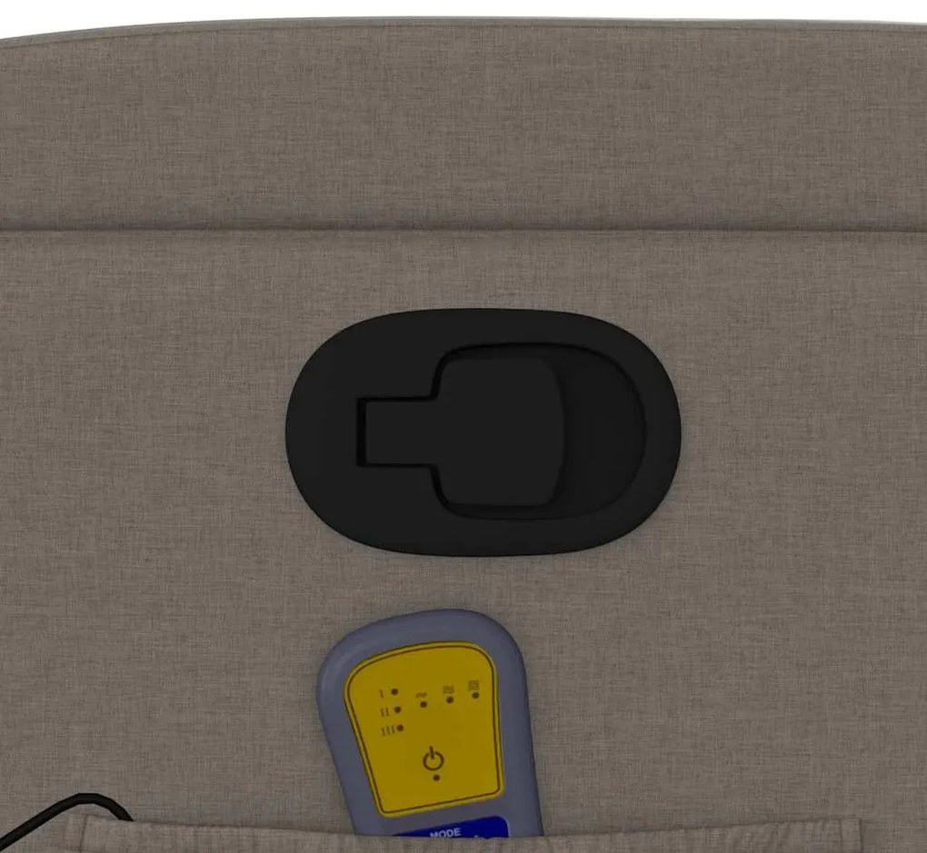 bézs szövet masszázsfotel