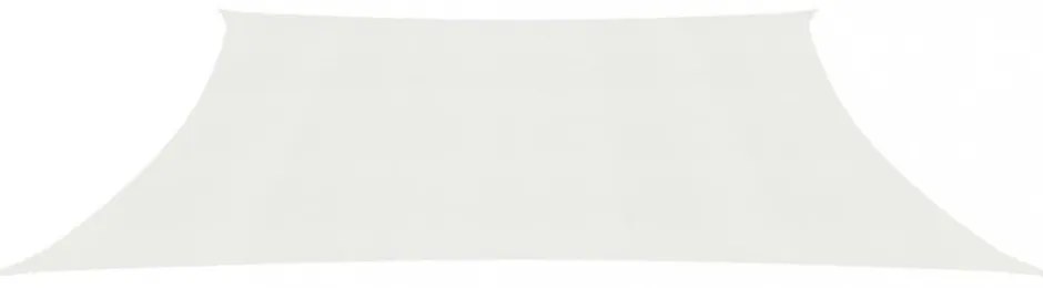 fehér HDPE napvitorla 160 g/m² 3/4 x 3 m